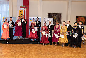 SIEGEREHRUNG 1. UND 4. PLATZ